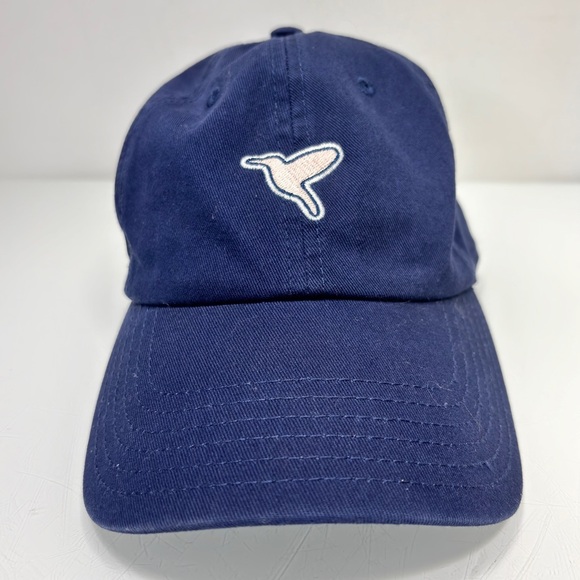 Birddogs Free the Bird Hat Baseball Cap Navy Blue Blush Pink - Picture 11 of 11